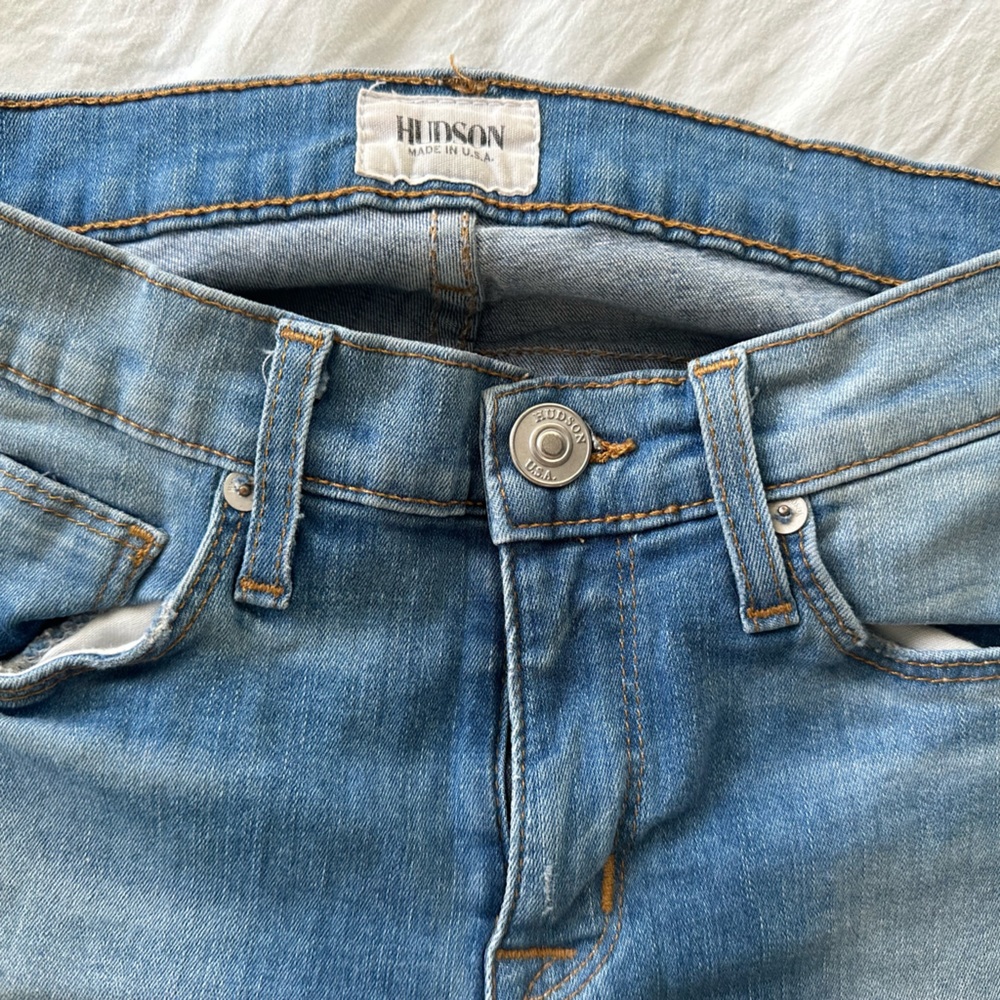 Hudson Krista super skinny jeans.